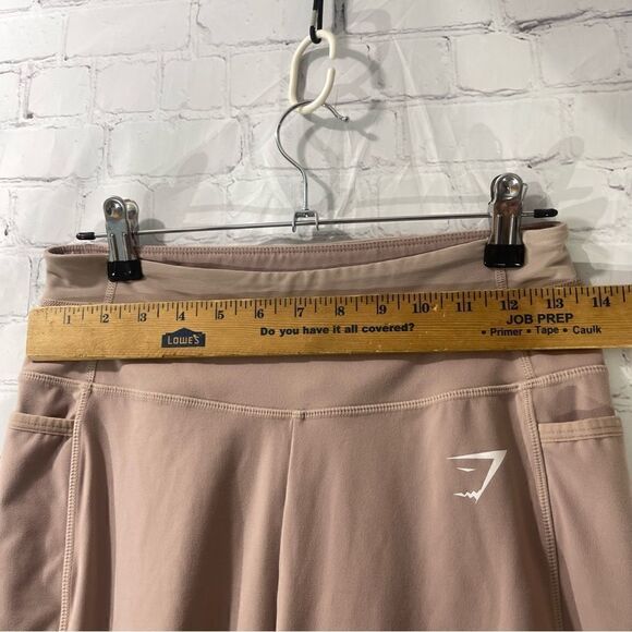 Gymshark Dreamy Mesh Leggings Taupe M - Picture 3 of 7